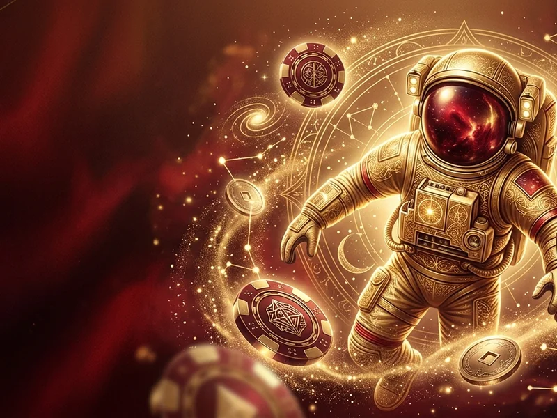 Spaceman sendo jogado em um smartphone, mostrando a interface otimizada para mobile