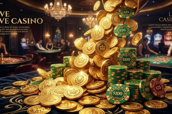 Mesa de Bacará ao vivo com crupiê, atmosfera elegante de cassino 999 bets
